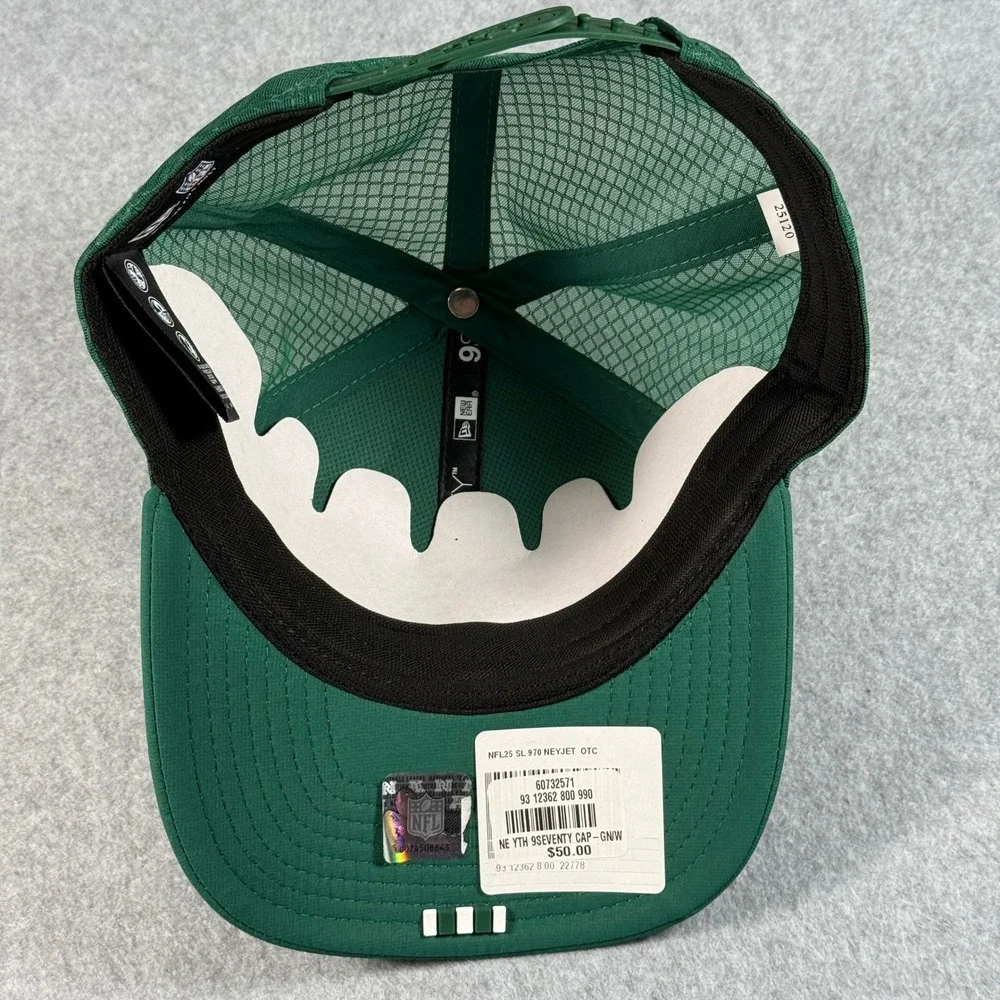 New‎ Era 9Seventy NY Jets 2025 NFL Sideline Youth Cap Green NWT